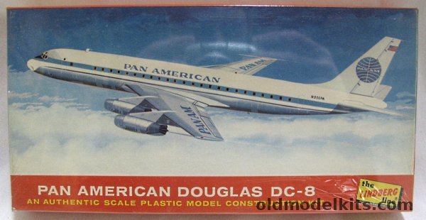 Lindberg 1/231 Douglas DC-8 Pan American Airlines, 410-60 plastic model kit